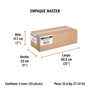 Sellador acrilico de 280 ml, blanco, Truper