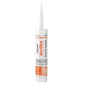 18570 / SACRI-100B Sellador acrilico de 280 ml, blanco, Truper