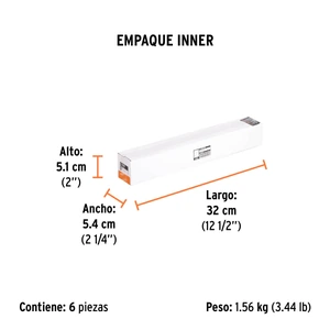 Cincel plano delgado SDS Plus 3/4