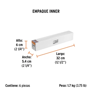 Cincel plano grueso SDS Plus 1-1/2