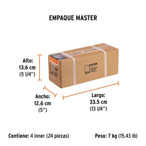 Cincel plano grueso SDS Plus 1-1/2