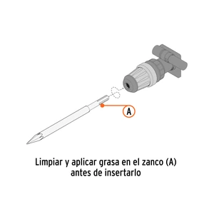 Cincel para azulejo SDS Plus 1-1/2