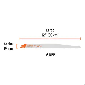 Truper Blíster con 2 seguetas sierra sable 12