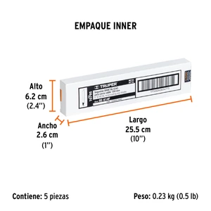 Truper Blíster con 2 seguetas sierra sable 6
