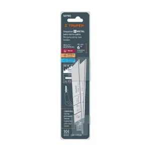 10790 / SE-614G Truper Blíster con 2 seguetas sierra sable 6
