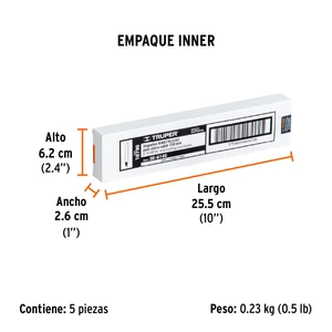 Truper Blíster con 2 seguetas sierra sable 6
