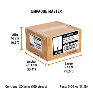Truper Blíster con 2 seguetas sierra sable 6