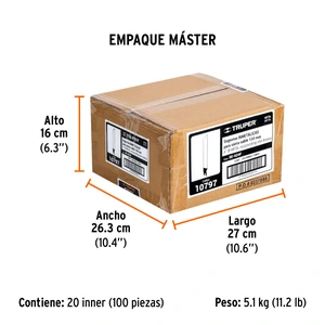 Truper Blíster con 2 seguetas sierra sable 6