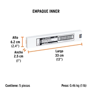 Truper Blíster con 2 seguetas sierra sable 9