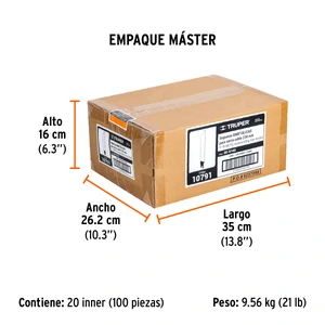Truper Blíster con 2 seguetas sierra sable 9