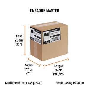 Bolsa con 200 separadores de 2 mm de losetas, TRUPER