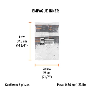 Bolsa con 100 separadores de 5 mm de losetas, TRUPER