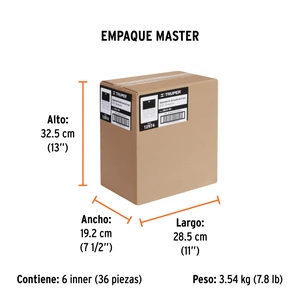 Bolsa con 100 separadores de 5 mm de losetas, TRUPER