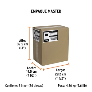 Bolsa con 75 separadores de 8 mm de losetas, TRUPER