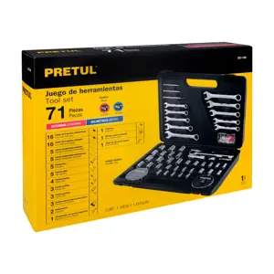 22980 / SET-100 Juego de 71 herramientas 1/4