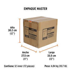 Set de 4 adaptadores para conectores click, Truper
