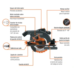 Sierra circular 7-1/4