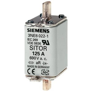 Siemens 3NE1021-0 Cartucho De Fusibles SITOR NH00 100 A 690 V AC 250 V DC Indicador IEC UL Homologado CCC
