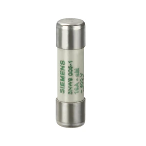 Siemens 3NW8001-1 Cartucho Fusible Cilíndrico 10x38 Mm 6 A 500 V CA Protección Industrial