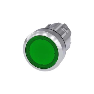 Siemens 3SU1051-0AA40-0AA0 SIRIUS Pulsador Luminoso 22 mm Verde Rasante Desenclavamiento Por Pulsación