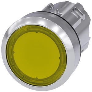 Siemens 3SU1051-0AB30-0AA0 Sirius Pulsador Luminoso 22 Mm Amarillo Redondo Metal Brillante