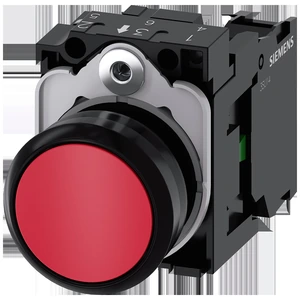 Siemens 3SU1100-0AB20-1BA0 SIRIUS ACT Pulsador De Maniobra Momentáneo Rojo 22 mm