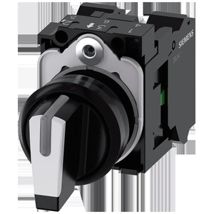 Siemens 3SU1100-2BL60-3NA0 SIRIUS Selector Iluminable Con Soporte 22 mm, 3 Posiciones