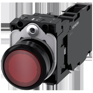 Siemens 3SU1102-0AB20-1FA0 SIRIUS Pulsador Luminoso 22 mm LED integrado 24 V AC/DC