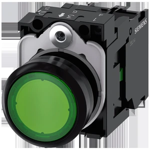 Siemens 3SU1103-0AB40-1BA0 SIRIUS ACT Pulsador Luminoso LED Integrado 110 V AC Con Soporte