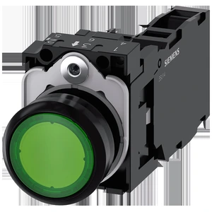 Siemens 3SU1103-0AB40-1FA0 SIRIUS Pulsador Luminoso 22 Mm LED Integrado, 1NA+1NC