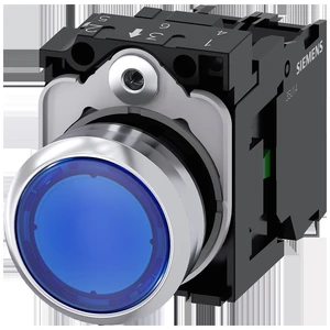 Siemens 3SU1152-0AB50-1BA0 SIRIUS Pulsador luminoso con LED integrado 24 V AC/DC
