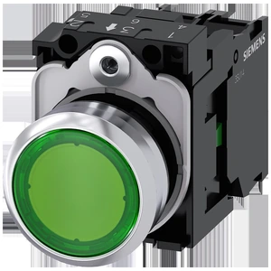 Siemens 3SU1153-0AB40-1BA0 SIRIUS Pulsador Luminoso con Soporte Montaje 22 mm Momentaneo