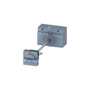 Siemens 3VA9467-0FK23 Mando Giratorio Para Montaje En Puerta IP65 Enclavamiento 24V DC Sentron