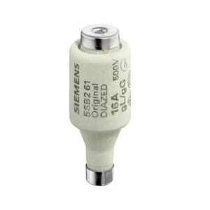 Siemens 5SB2711 DIAZED Elemento Fusible DII In 20 A 500 V AC 440 V DC GG Servicio Industrial