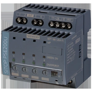 Siemens 6EP1961-2BA11 SITOP PSE200U Módulo de Corte Entrada 24 VDC Salida 24 VDC 4x3A