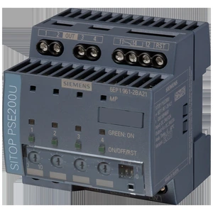 Siemens SITOP PSE200U 6EP1961-2BA21 Módulo Corte Selectivo 4 Canales 24 V DC Umbral 3-10 A