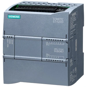 Siemens 6ES7212-1HE40-0XB0 CPU SIMATIC S7-1200 1212C DC Relé 8 DI 24V DC 6 DO 2A 2 AI 0 10V DC