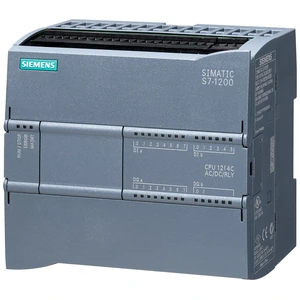 Siemens 6ES7214-1BG40-0XB0 SIMATIC S7-1200 CPU 1214C AC DC 14 DI 24V, 10 DO 2A, 2 AI 0-10V, 85-264 VAC