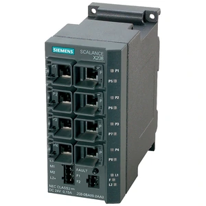 Siemens 6GK5208-0BA10-2AA3 SCALANCE X208 Managed Switch 8x10/100 Mbps RJ45 ports