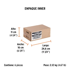 Sellador transparente 100% silicón de 280 ml, Truper