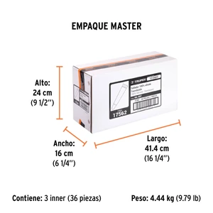Sellador transparente 100% silicón de 85 g, Truper