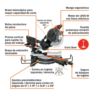 Sierra de inglete 10
