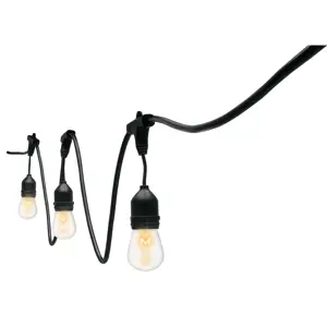 Volteck Serie de 14.6 m con 24 luces incandescentes para exterior