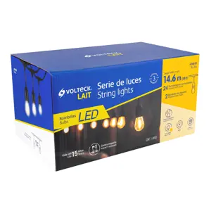 49991 / SL-14L Serie de 14.6 m con 24 luces de LED para exterior, Volteck