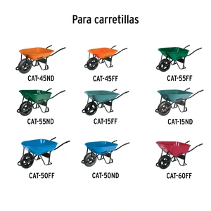 Juego de 2 soportes calibre 15 para carretillas Truper
