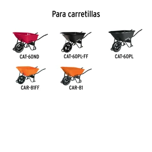 Juego de 2 soportes calibre 15 para carretillas Truper