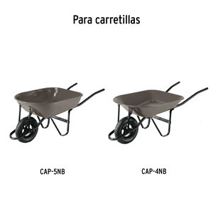 Juego 2 soportes calibre 16 para carretillas grises Pretul