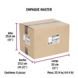 Caja con 100 sujetadores tipo mariposa de 1/4