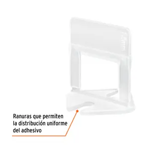 Truper Bolsa con 100 anclas de 1.5 mm, para nivelación de azulejos