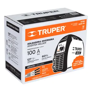 11781 / SOIN-101 Soldadora inversora 100 A, 127 V, Truper